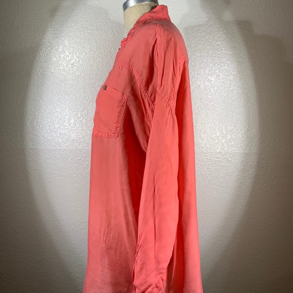 Pete & Greta by Johnny Was Silk Jansen Pocket Shirt S NWT - Picture 3 of 6